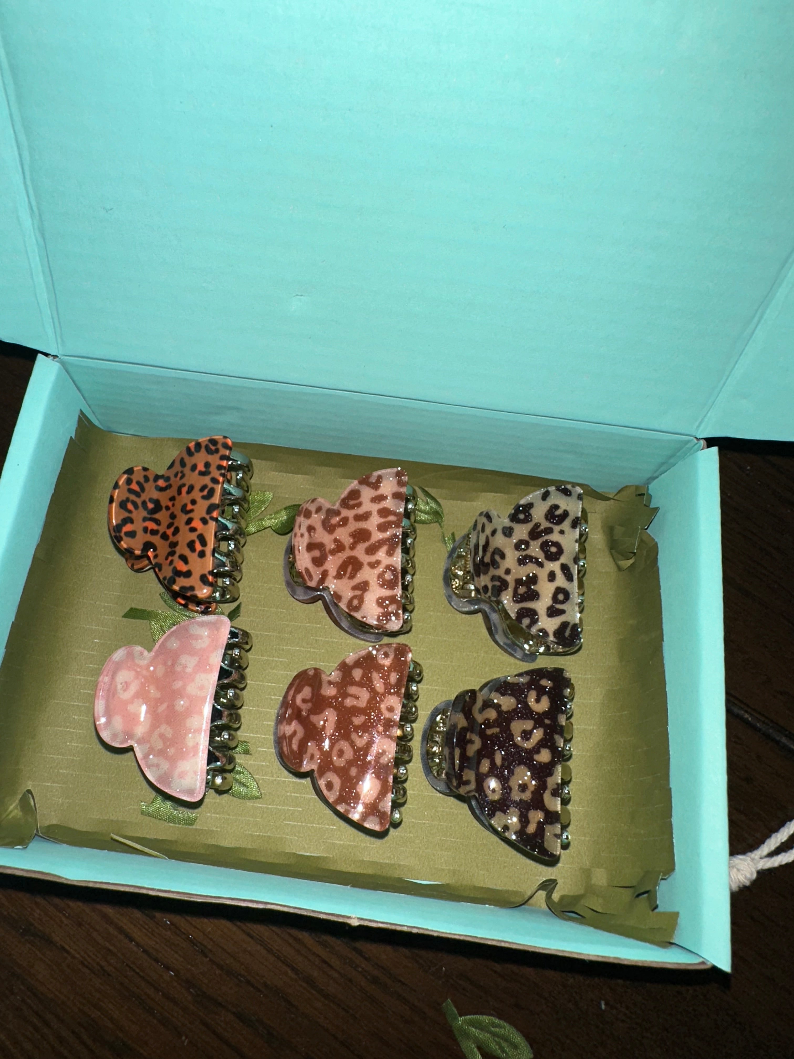 Animal Print Non-PMMA Hairclips