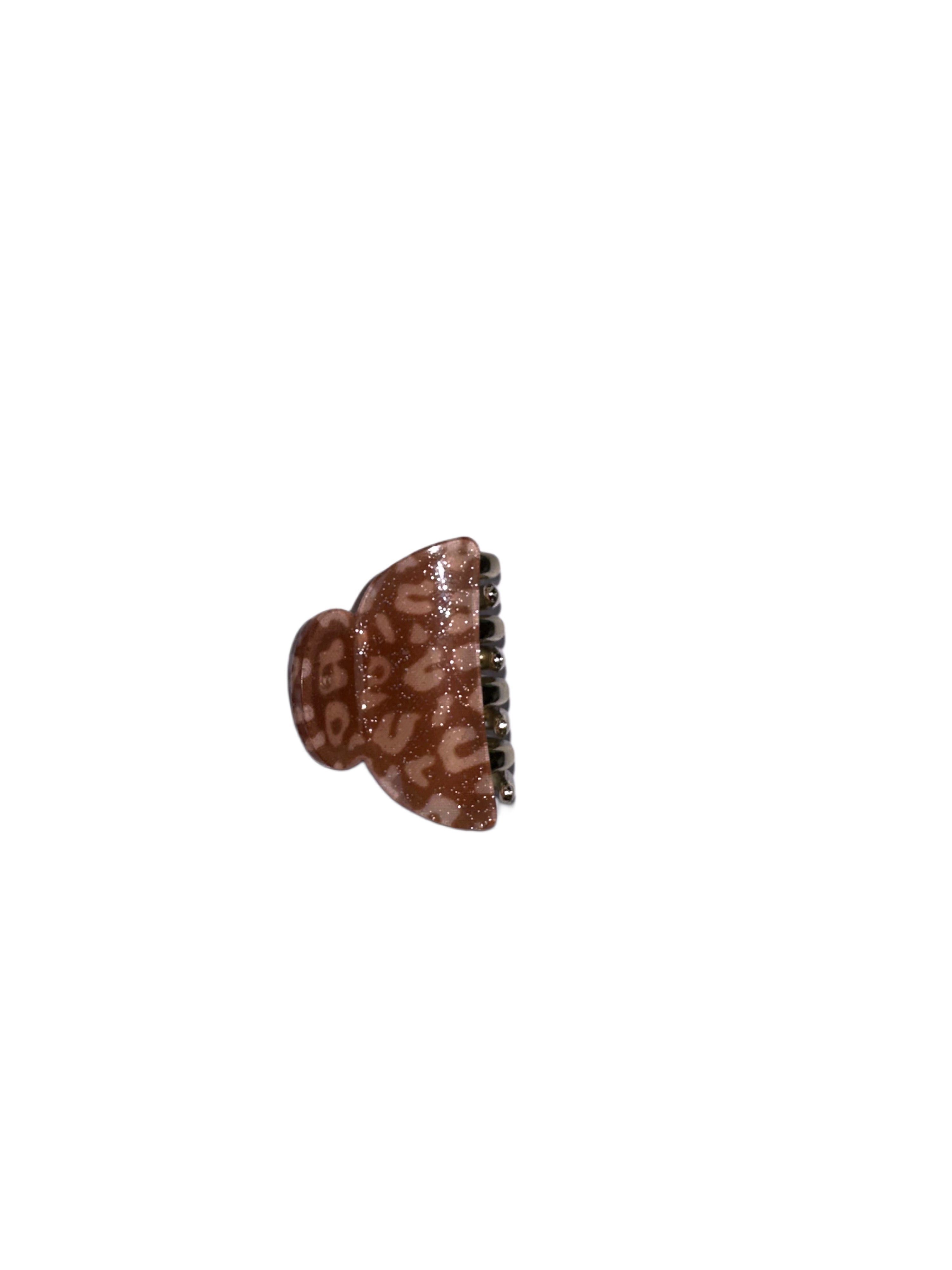 Espresso Mini Hairclip