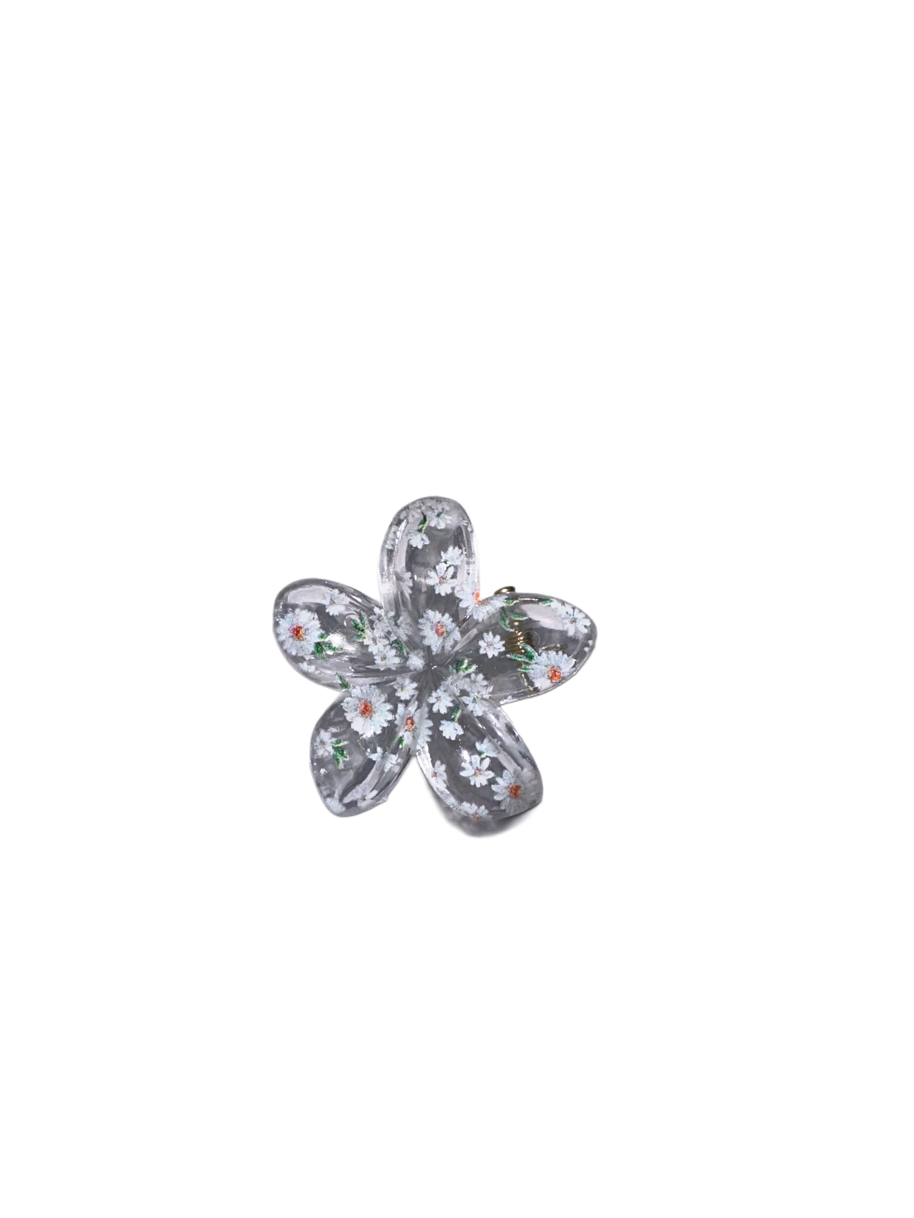Jasmine Bloom Mini Hair Clip