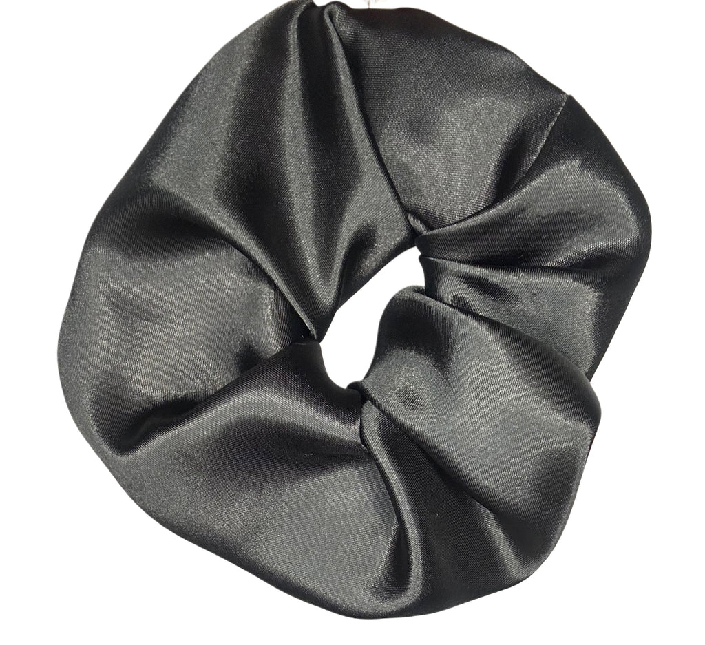 Grey Mulberry Silk Scrunchie