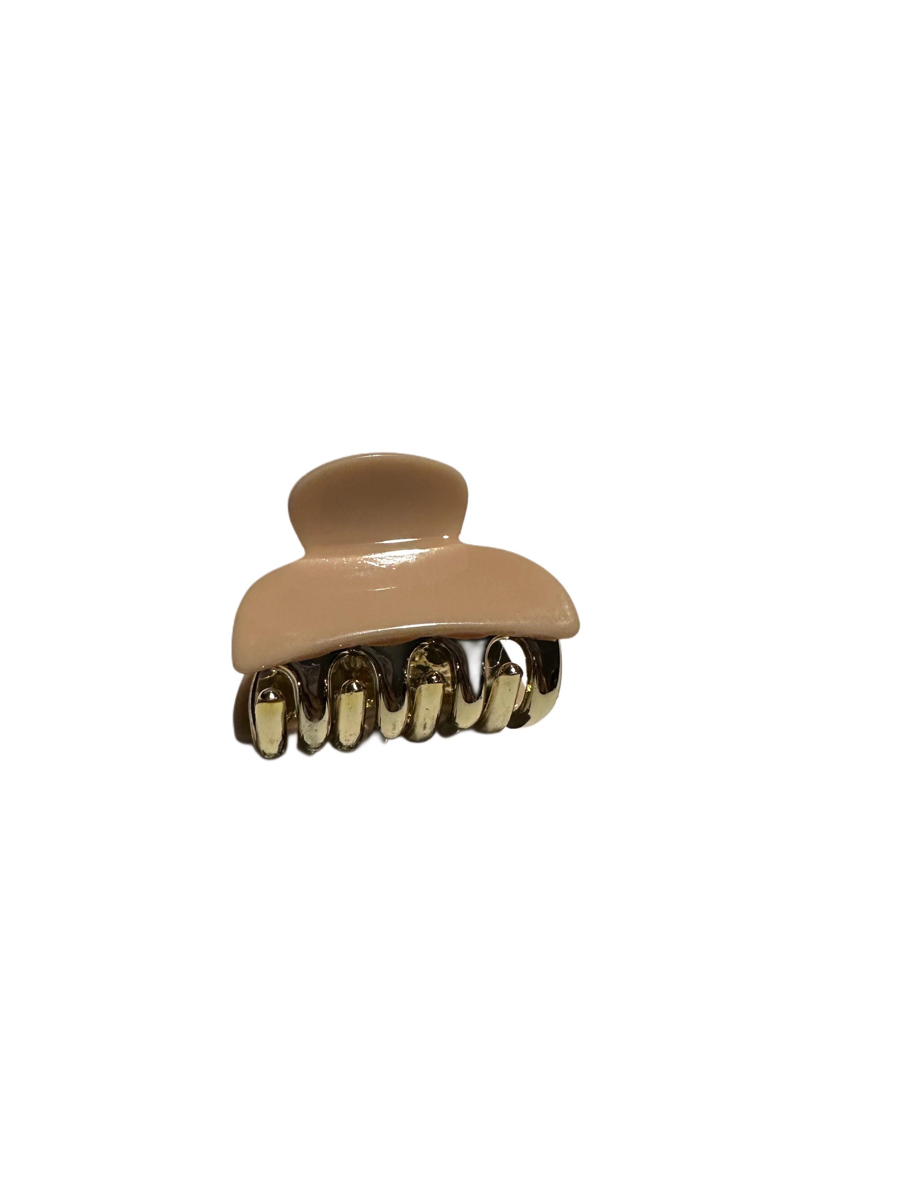 Mini Classic Creme PMMA Hair Claw