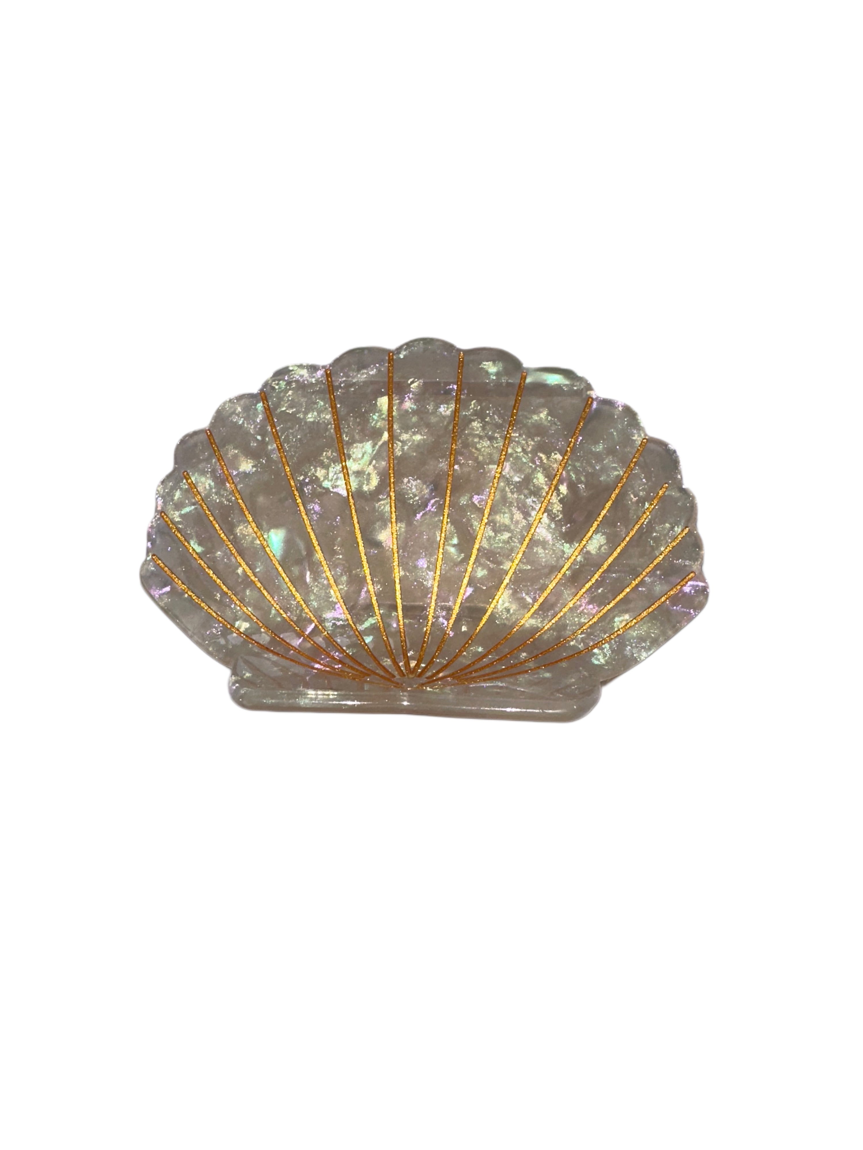 Sheer Pearly PMMA Hair Clip