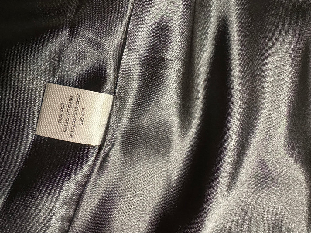 Grey Mulberry Silk Scrunchie