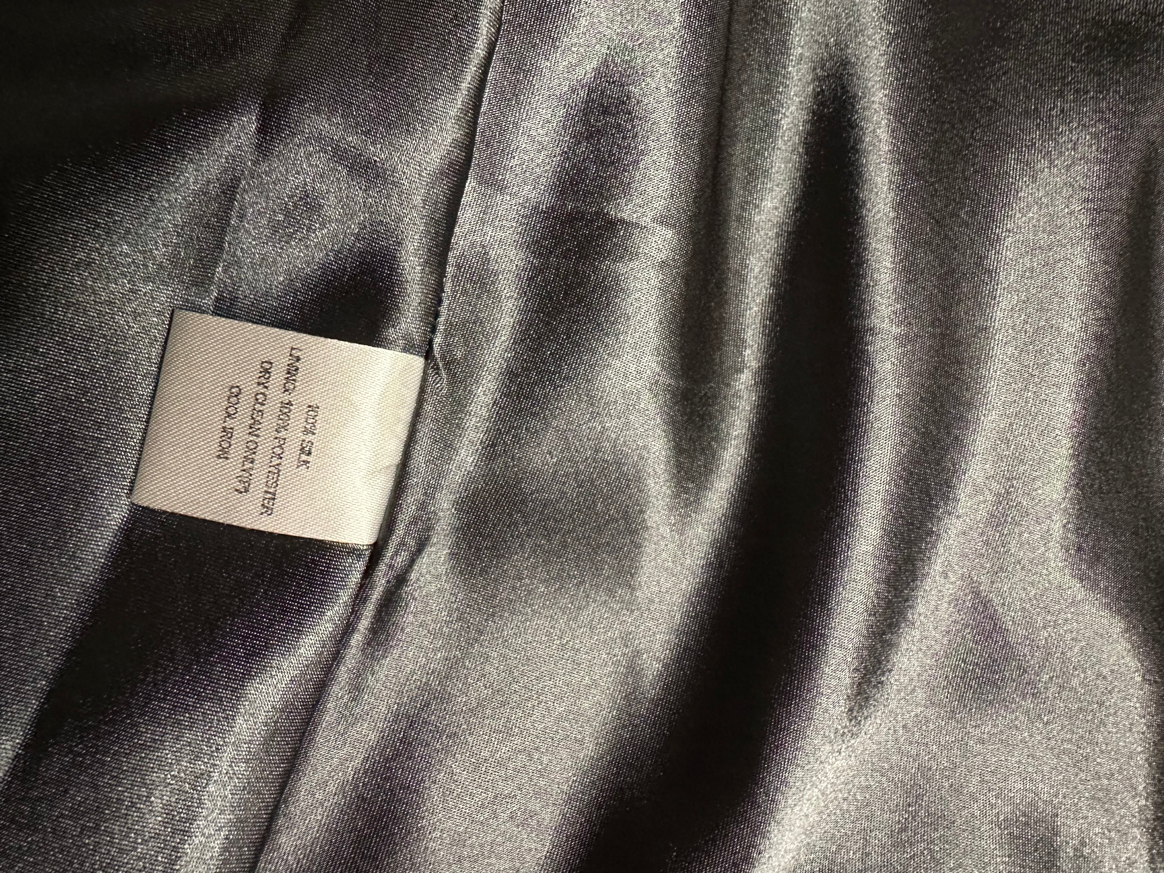 Grey Mulberry Silk Scrunchie