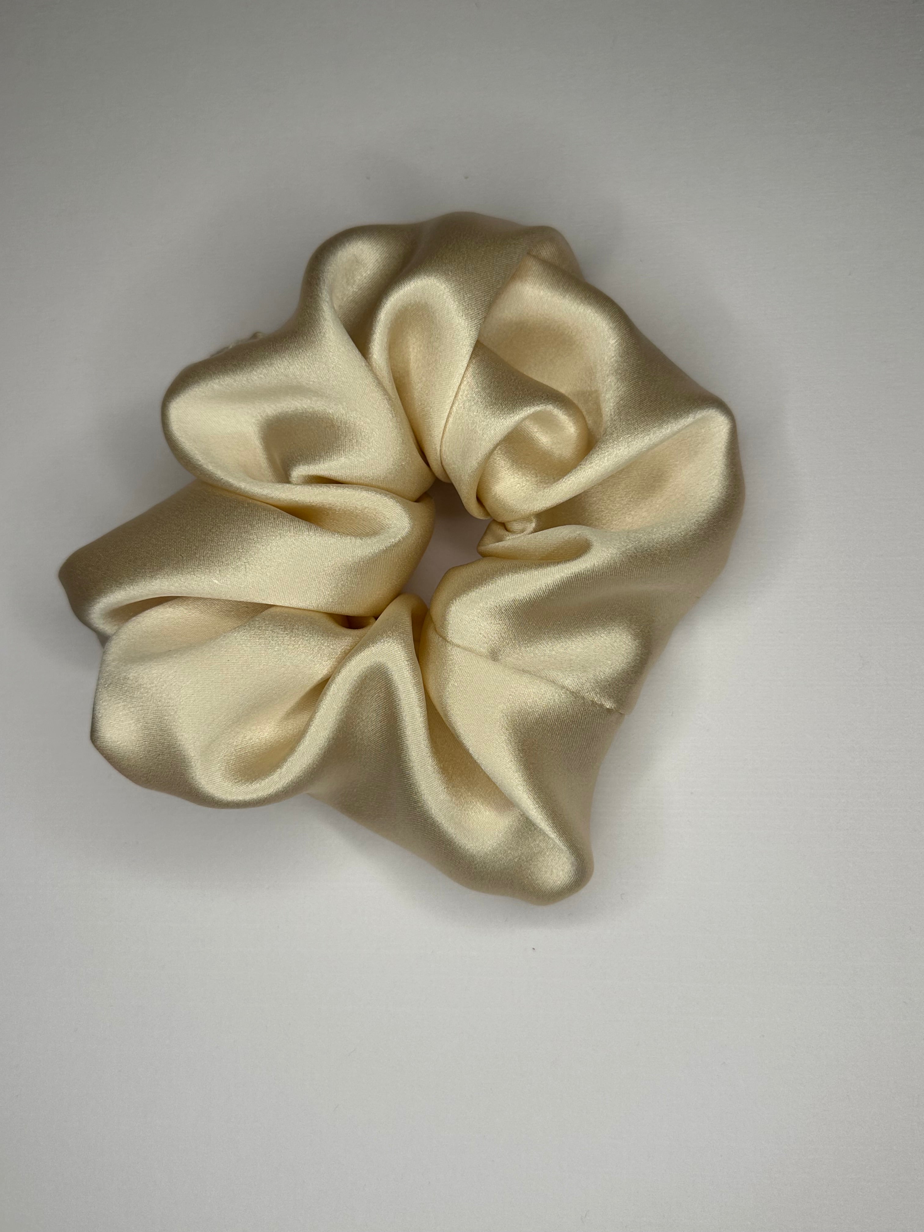Rose Gold Silk/Satin Scrunchie