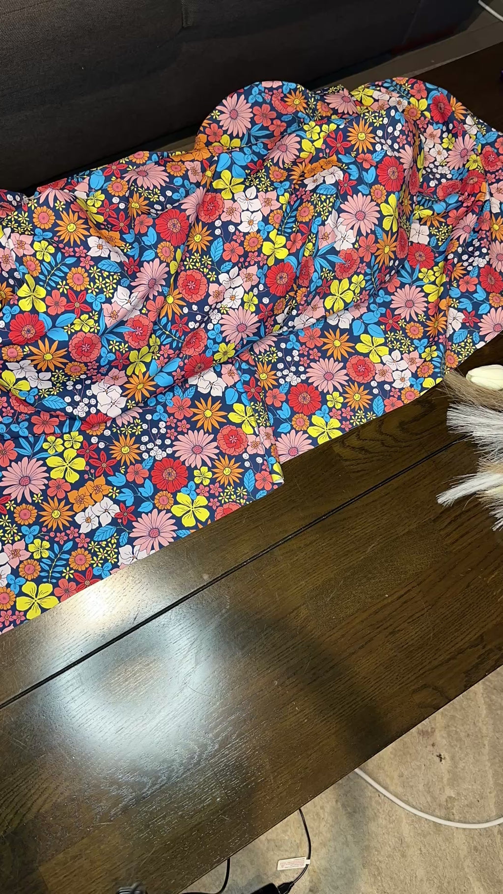 Colorwave Floral Scrunchie